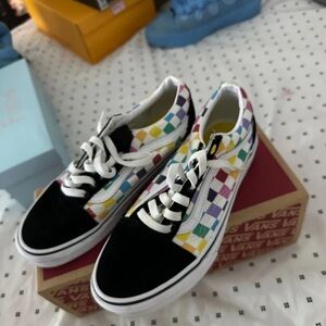 Vans Multicolor Checkered Women's Shoes